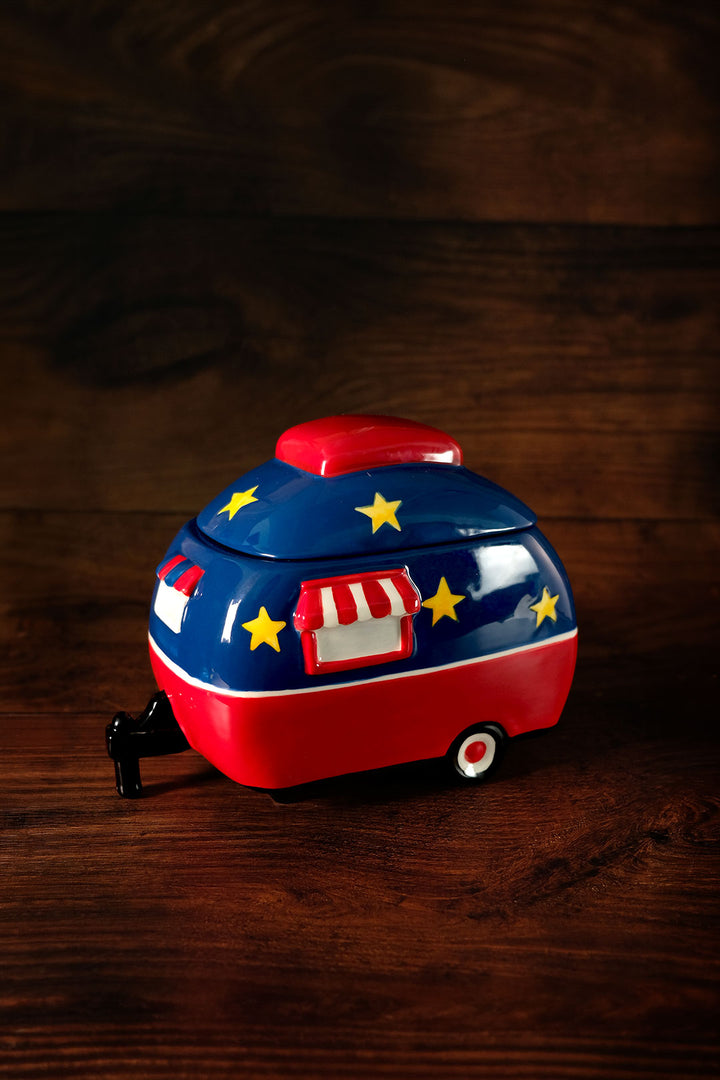 Coca-Cola Route 66 Retreat Cookie Jar