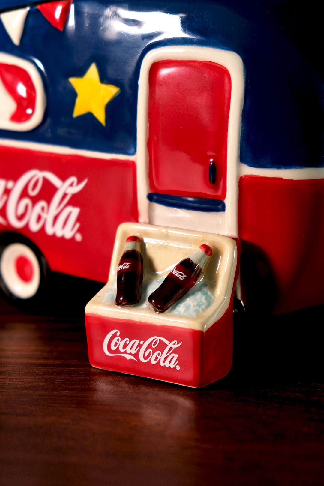 Coca-Cola Route 66 Retreat Cookie Jar