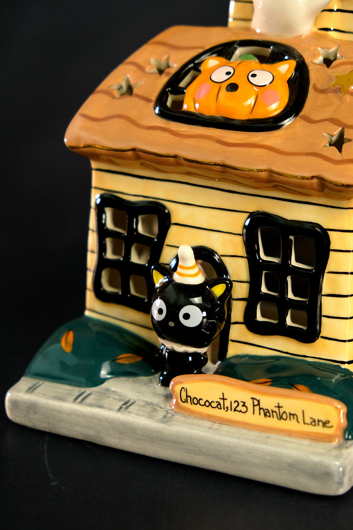 Chococat Halloween Village Candle House