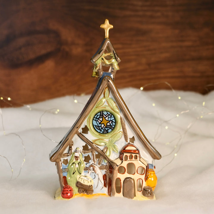 NATIVITY CHURCH CANDLE HOUSE