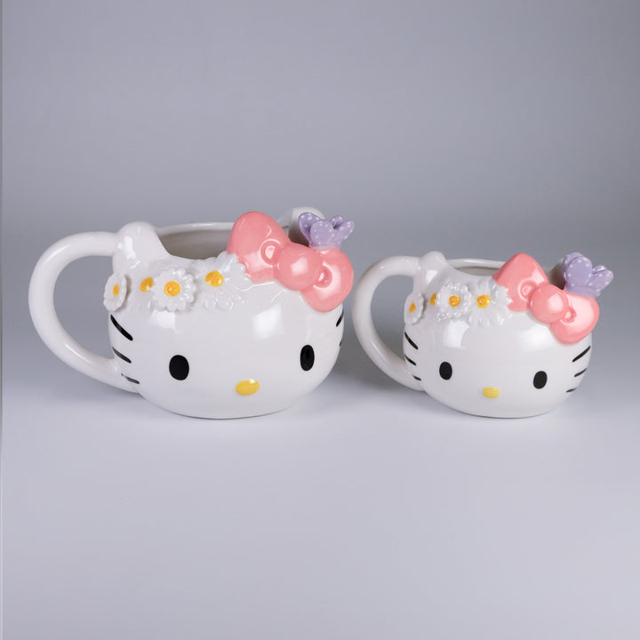 Hello Kitty Butterfly Mommy and Me Mug Set
