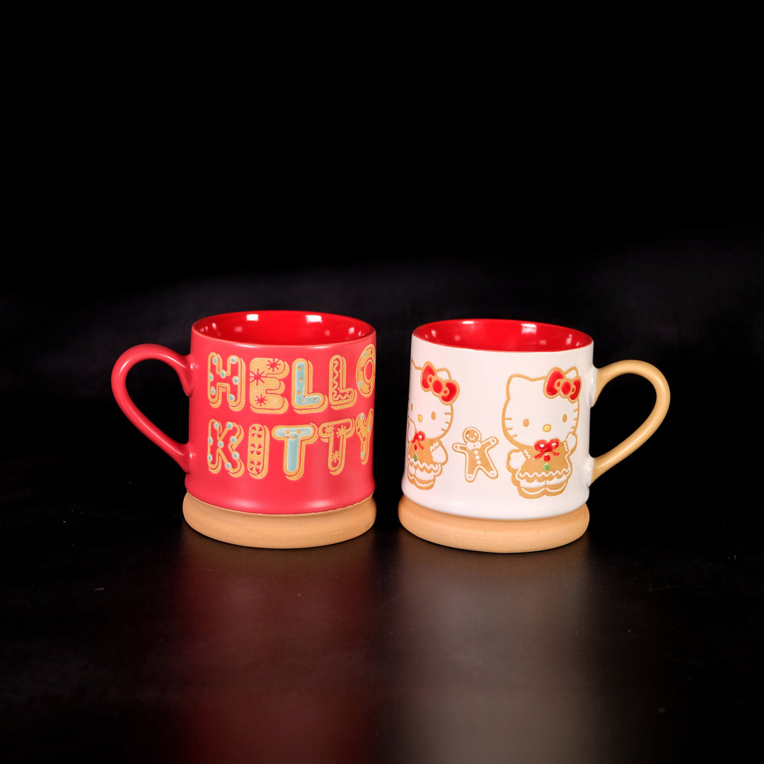Hello Kitty Holiday Stein 16oz Mug Set of 2