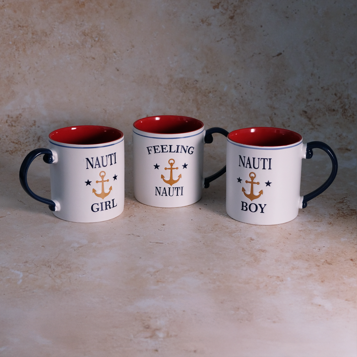 Feeling Nauti 21oz Mug Set of 3