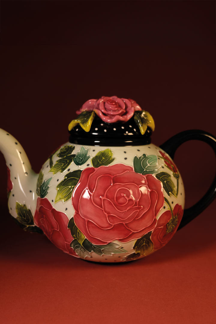 Icing on the Cake - Rose Teapot