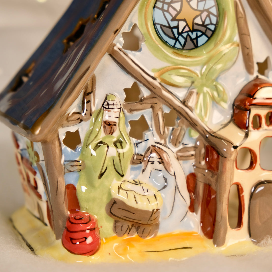 NATIVITY CHURCH CANDLE HOUSE