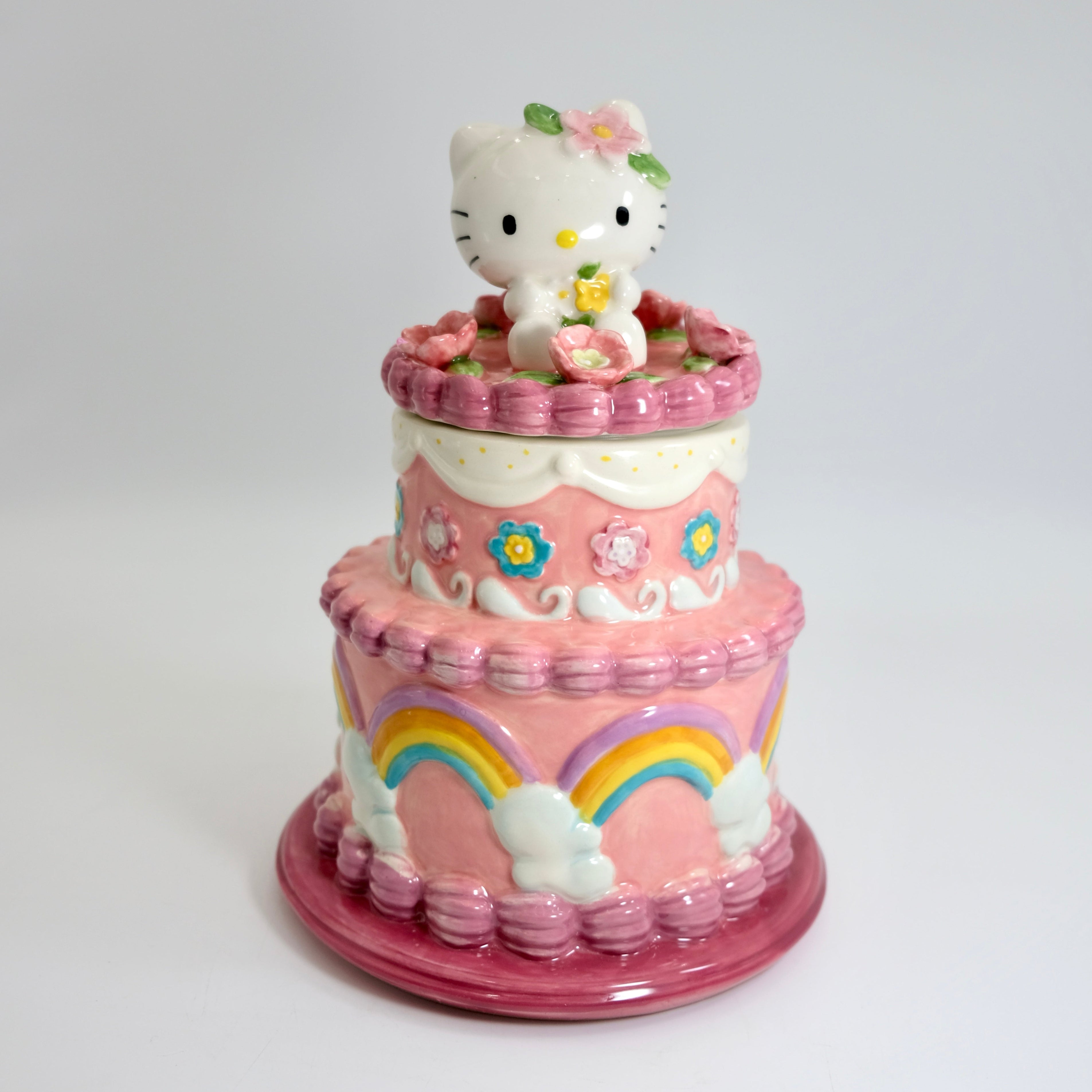 Blue Sky Clayworks Hello Kitty Head Cookie Jar - Thumbnail 2