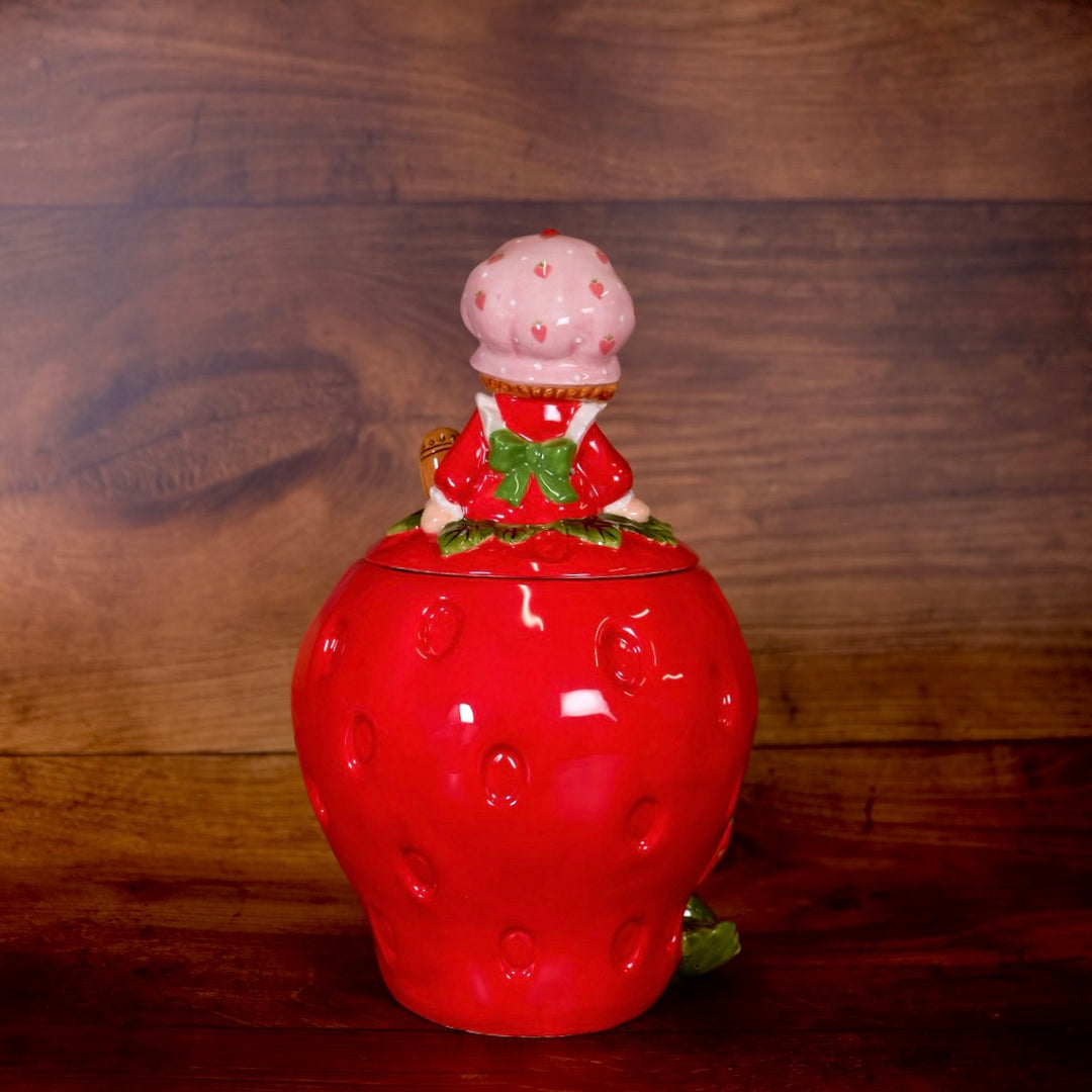 Sweet Strawberry Stash Cookie Jar