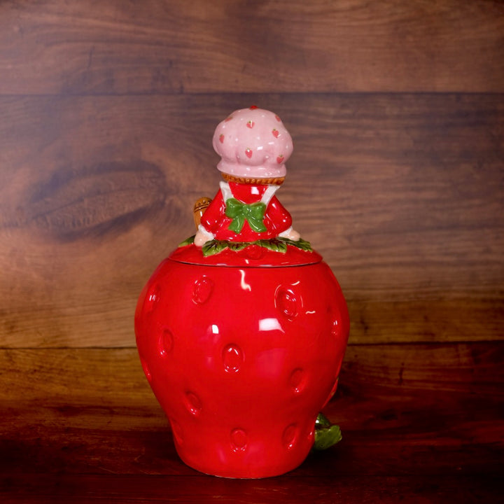 Sweet Strawberry Stash Cookie Jar