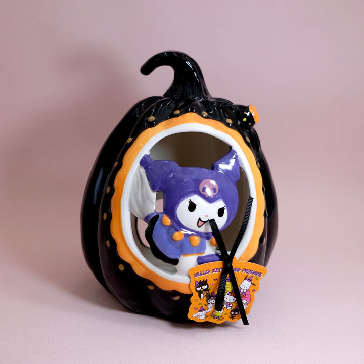 Kuromi Pumpkin Cutout Candle House