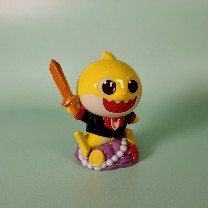 Baby Shark Pirate Family Figurine