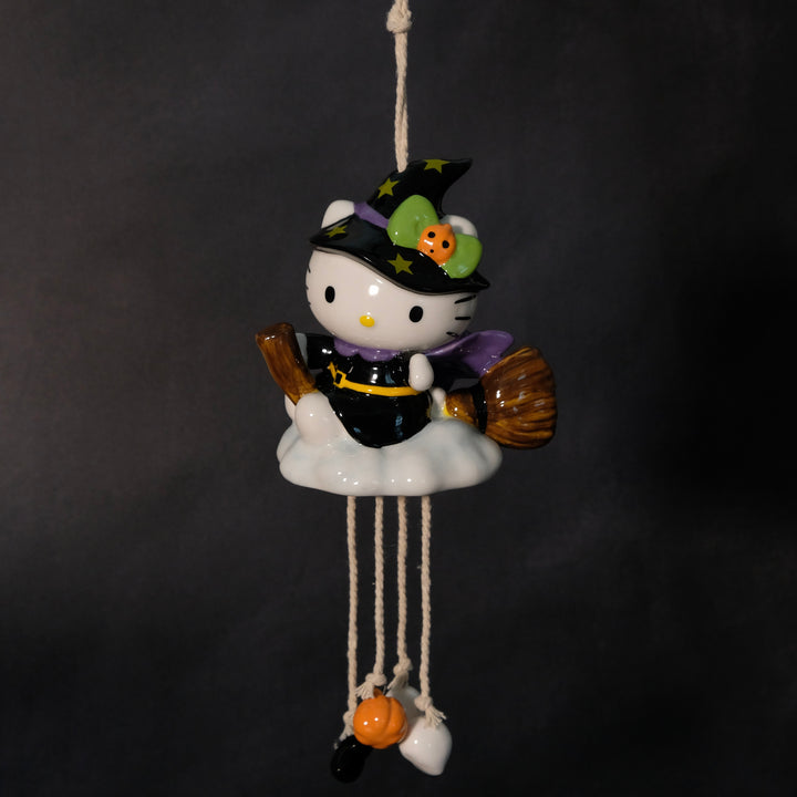 Hello Kitty Witch Charm Wind Chime