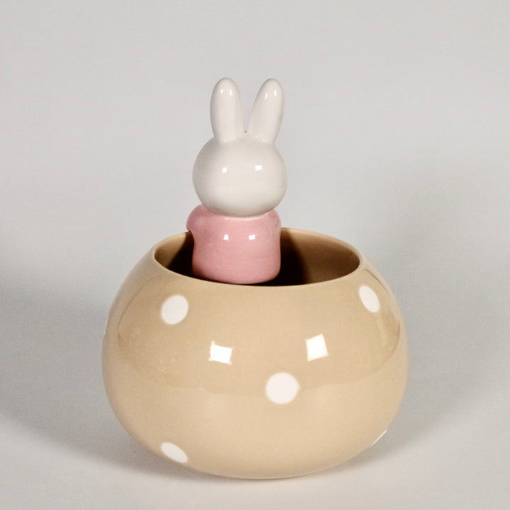 Miffy Peek-A-Bloom Beige Planter