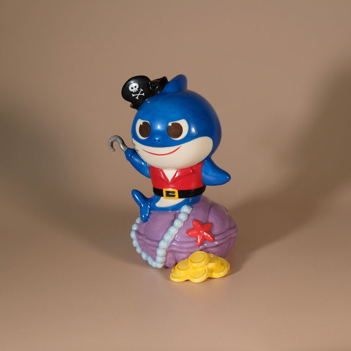 Daddy Shark Pirate Family Figurine