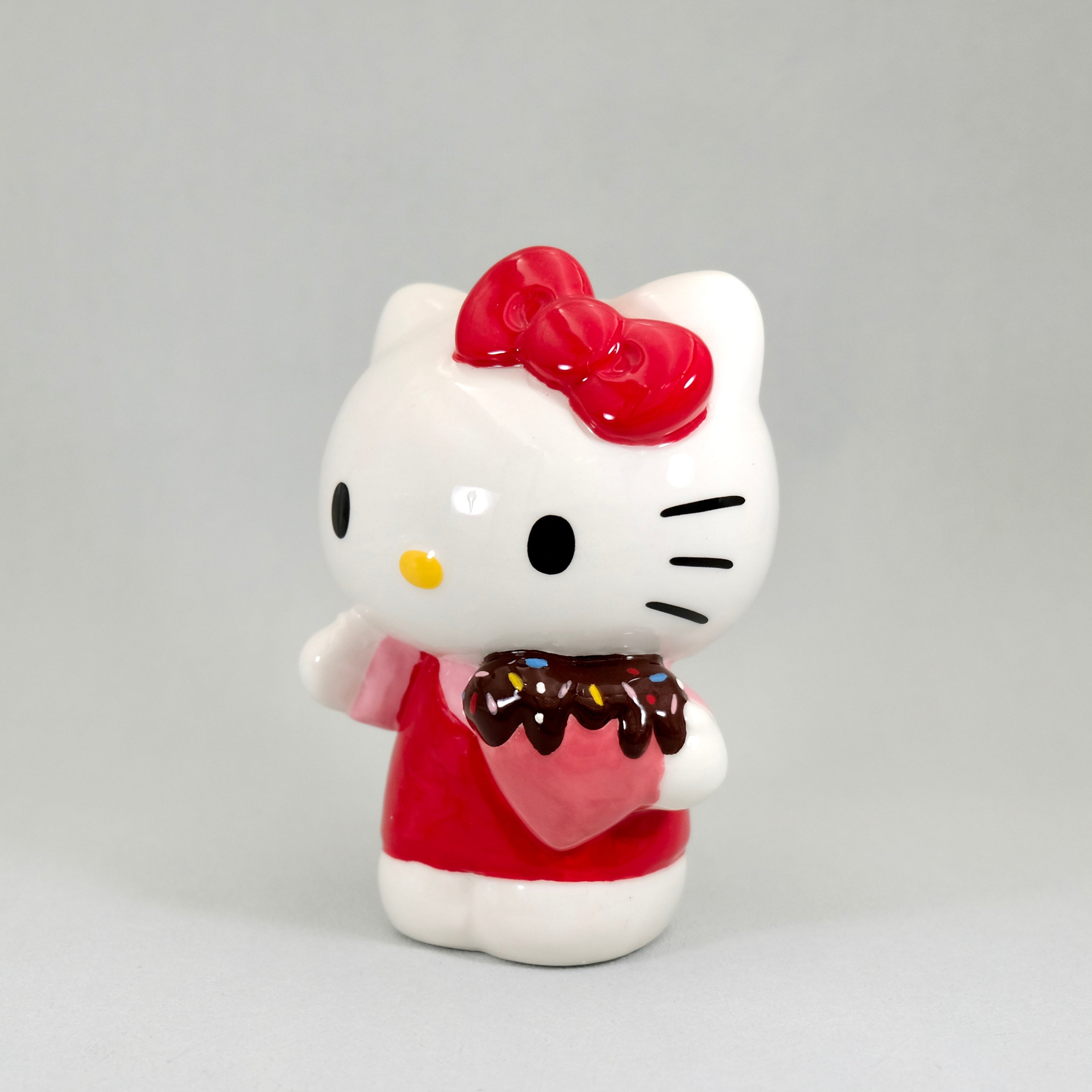 Hello Kitty with Chocolate Strawberry Figurine
