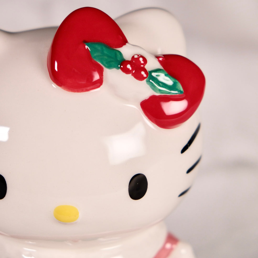 HELLO KITTY PINK HOLIDAY FIGURINE