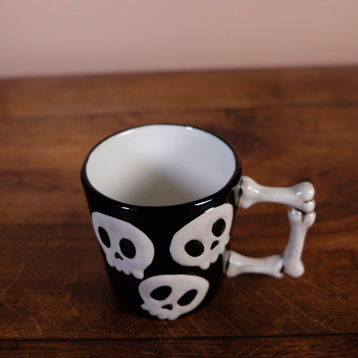 Halloween Skull Fig Mug - Thumbnail 3