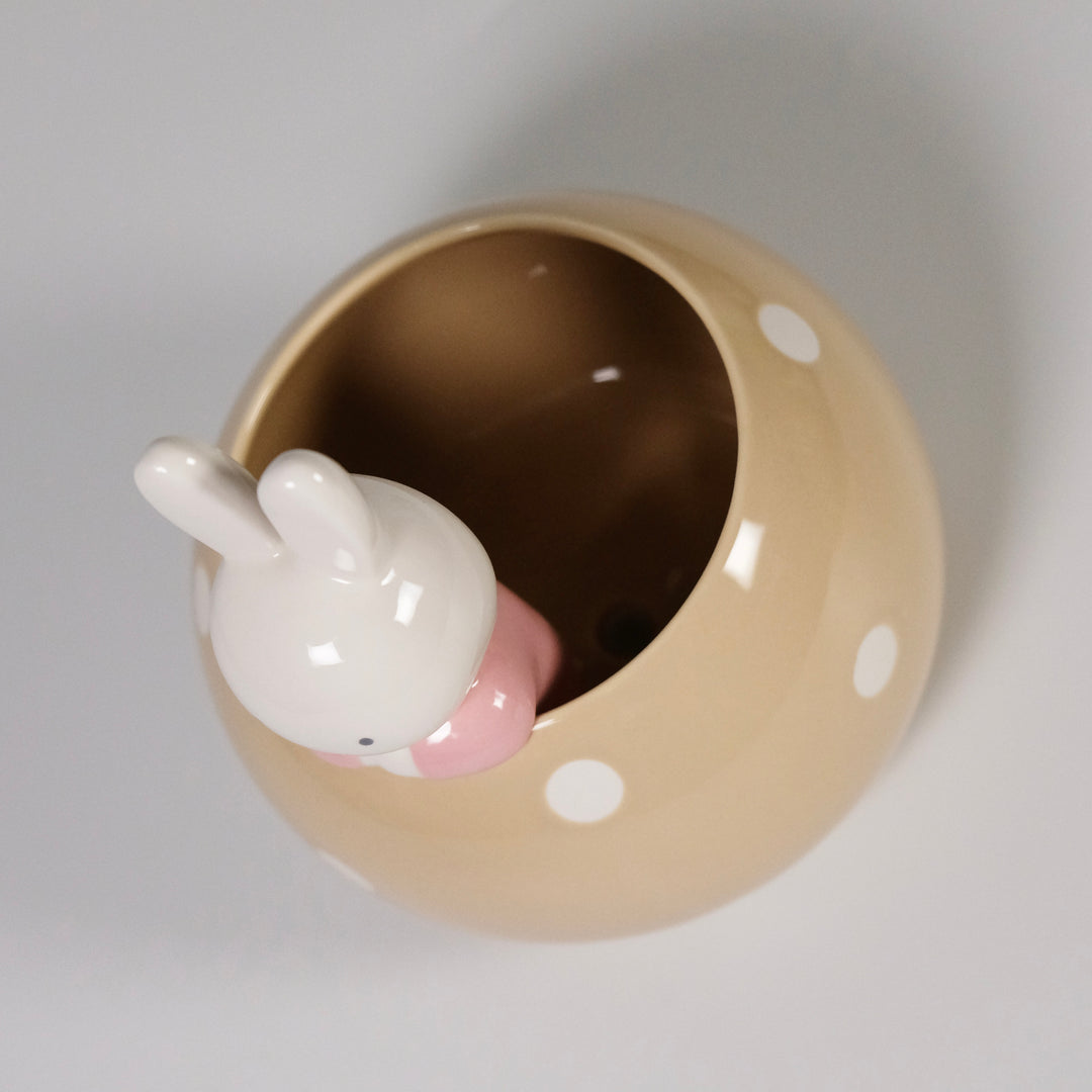 Miffy Peek-A-Bloom Beige Planter