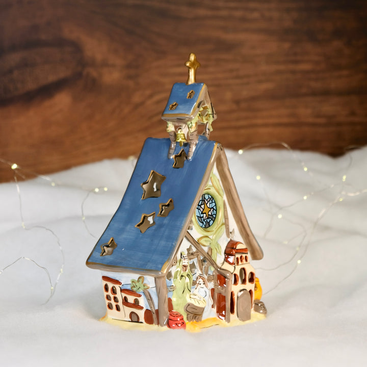 NATIVITY CHURCH CANDLE HOUSE