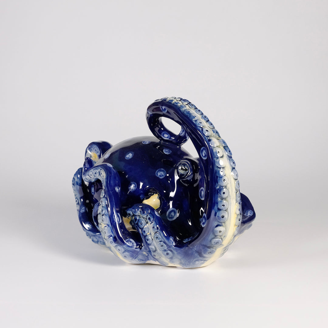 Blue Octopus Figurine