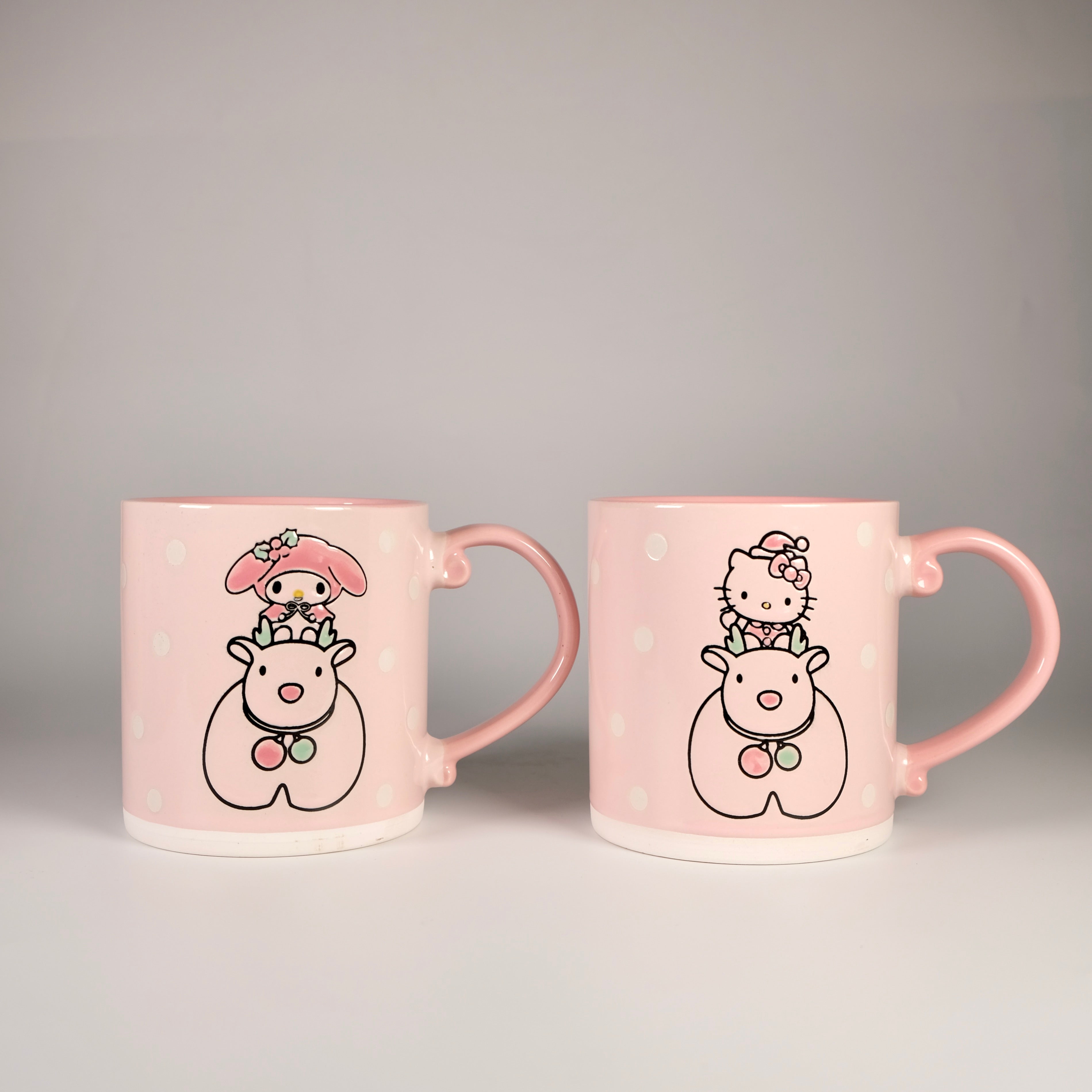 み*き様 Hello Kitty 根付け いちご日和 HELLO KITTY AND MY MELODY CHRISTMAS MUG SET 21oz