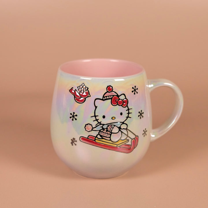 Hello Kitty Winter Wonderland 21oz Mug and Figurine Gift Set of 2