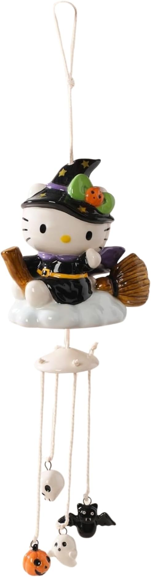 Hello Kitty Witch Charm Wind Chime