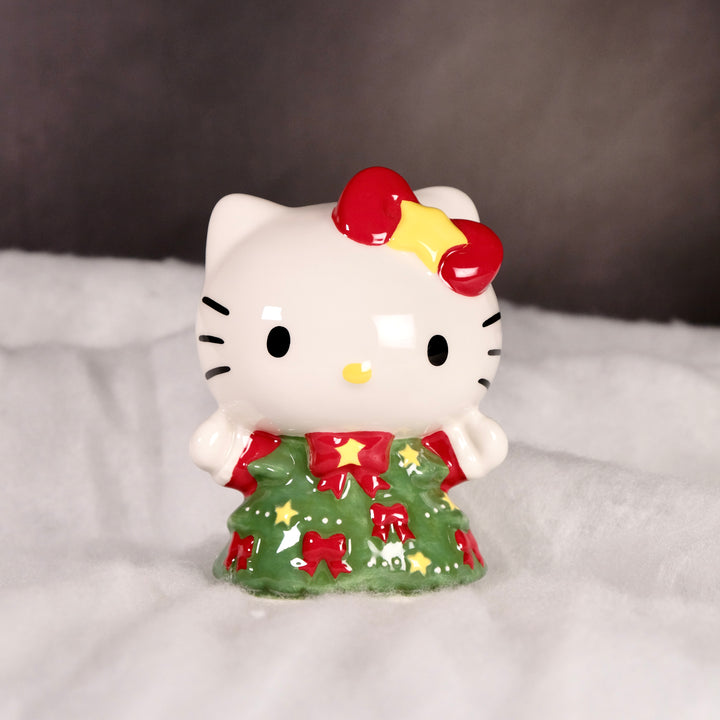 HELLO KITTY HOLIDAY GREEN TREE FIGURINE