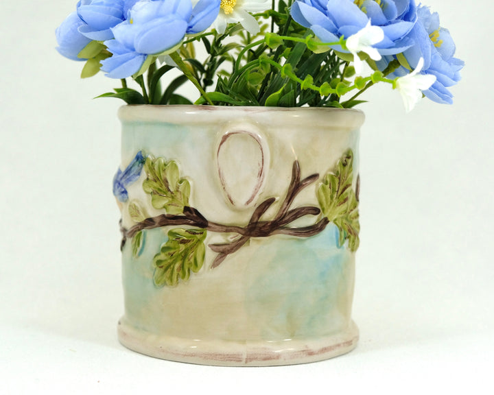 WOODCUT FARMHOUSE PLANTER 5''