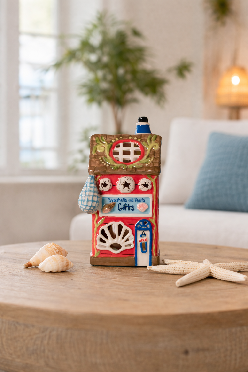 Seashells and Pearls Gift Candle House