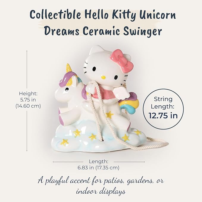 Hello Kitty Unicorn Dreams Garden Swinger
