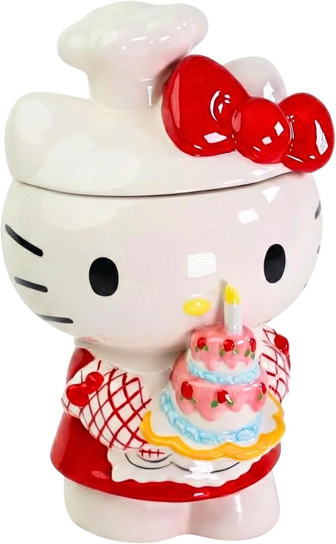 Hello Kitty Birthday Bakery Cookie Jar