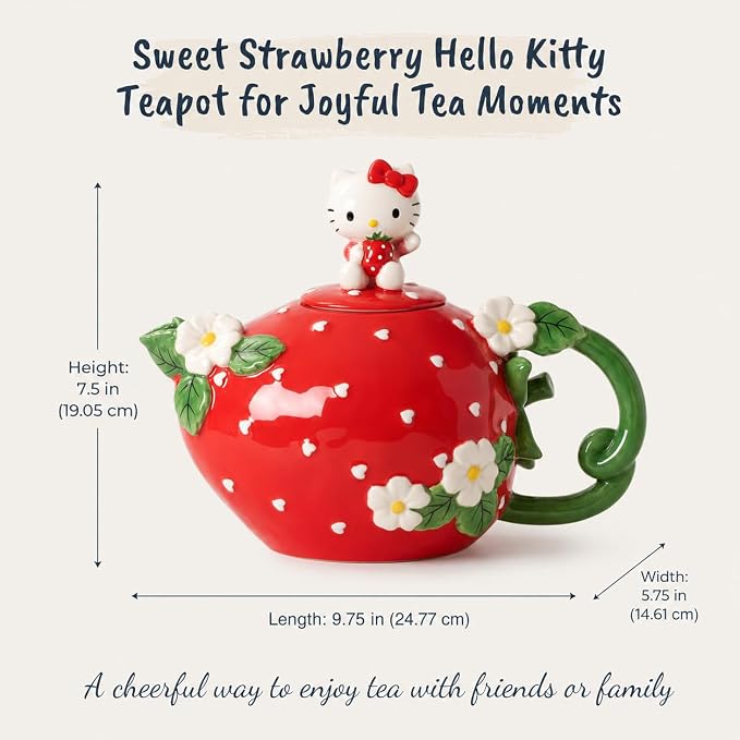 Hello Kitty Sweet Strawberry Teapot