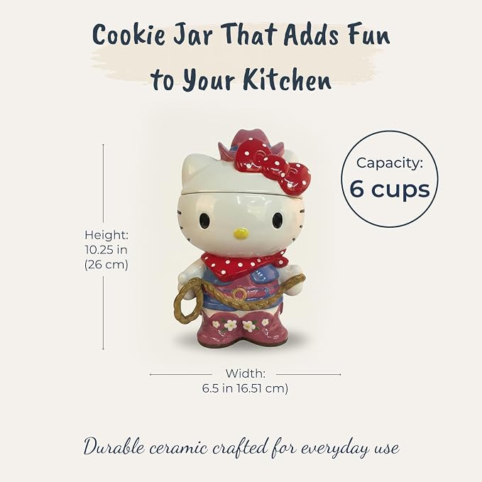 Hello Kitty Cowgirl Cookie Jar