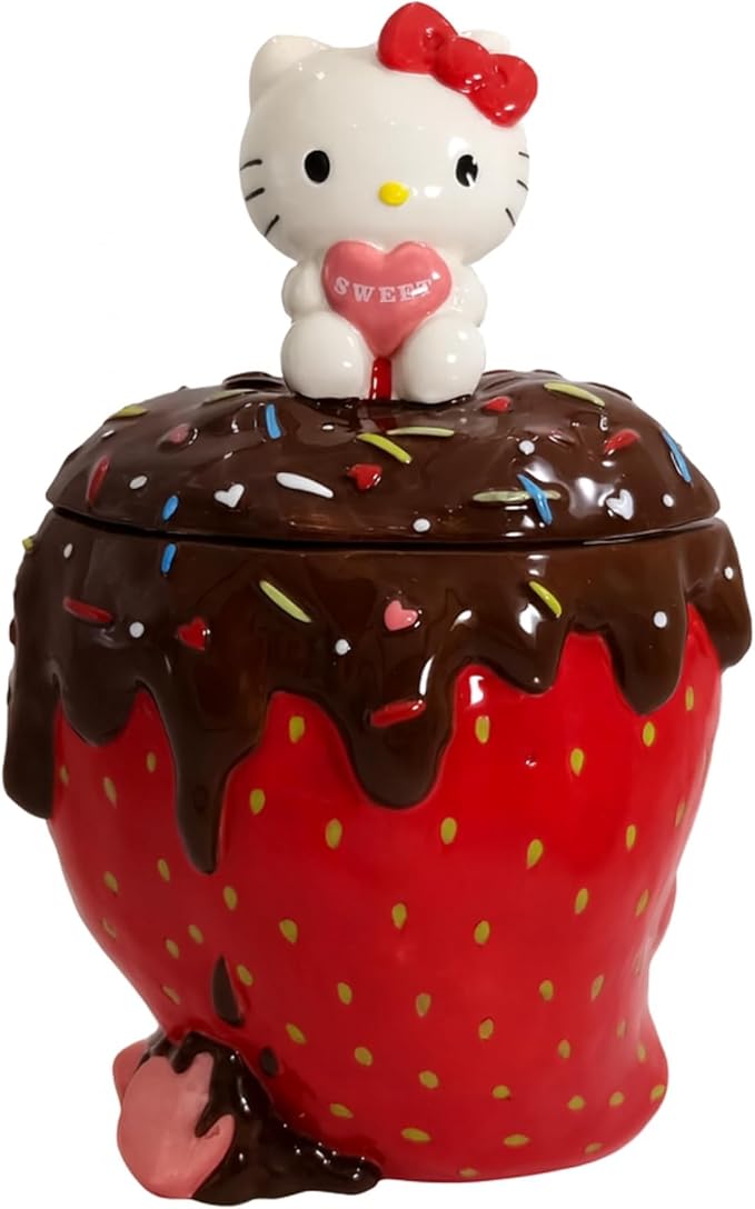Hello Kitty Strawberry Cookie Jar