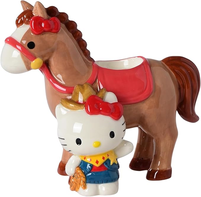 Hello Kitty Cowgirl Tea Light Candle Holder