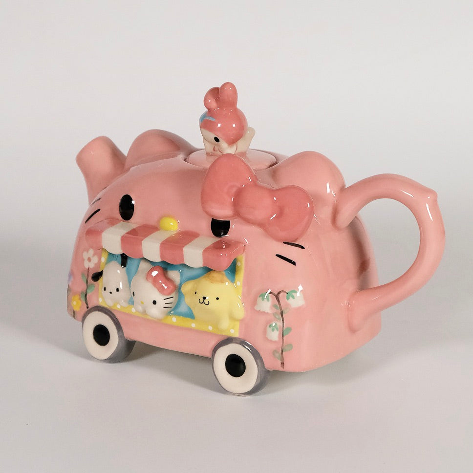 Hello Kitty and Friends Rolling Cafe Teapot