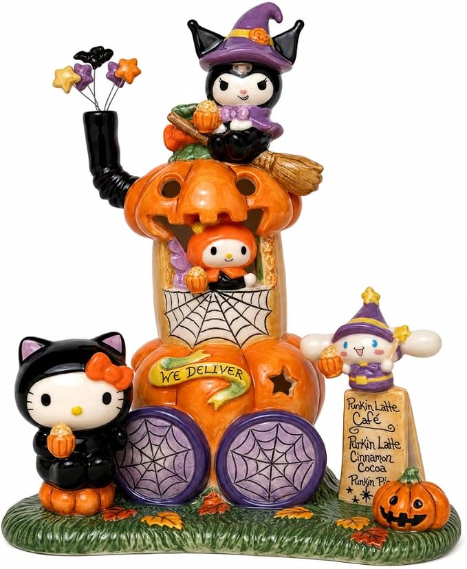 Hello Kitty and Friends Pumpkin Cafe Latte Candle House