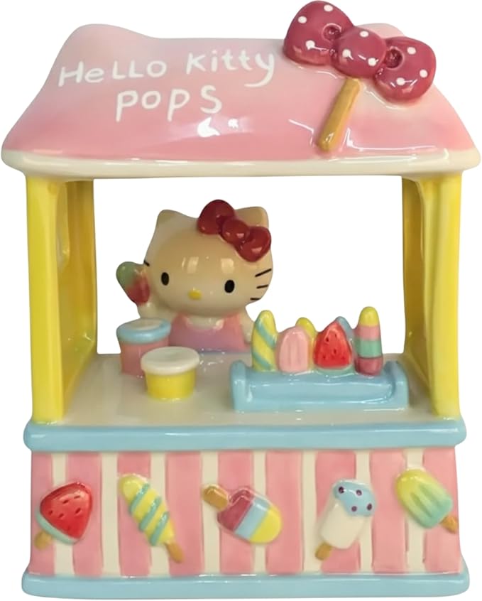 Hello Kitty Popsicle Stand Figurine