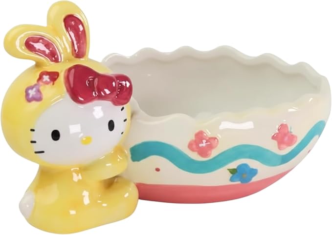 Hello Kitty Easter Bunny Egg Candy Bowl