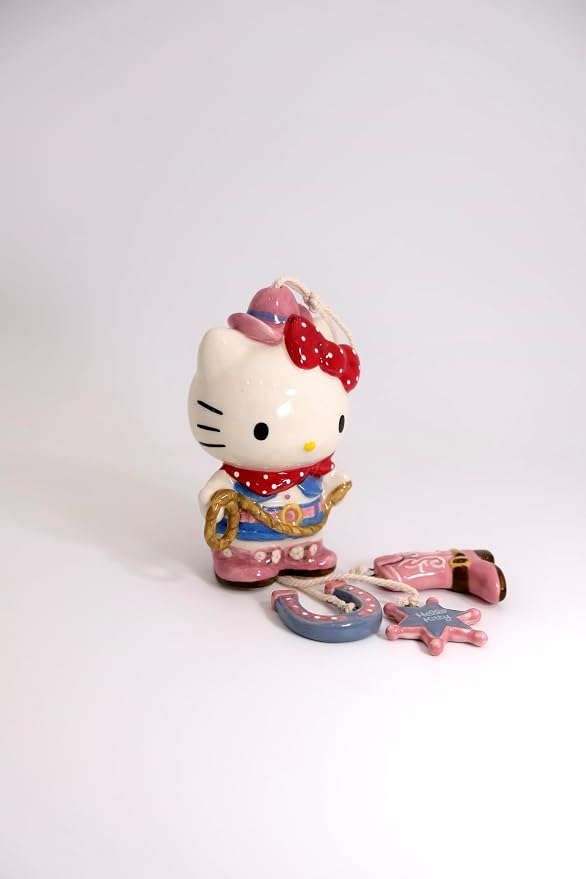 Hello Kitty Cowgirl Wind Chime