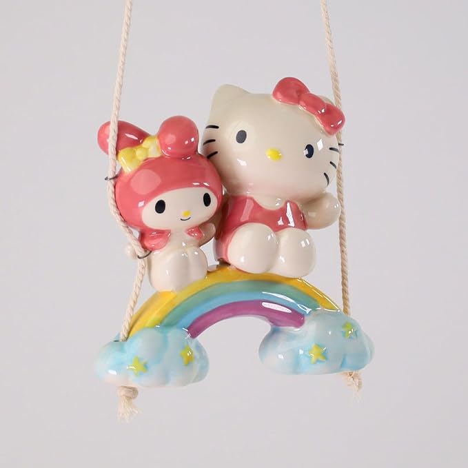 Hello Kitty And My Melody Rainbow Garden Swinger
