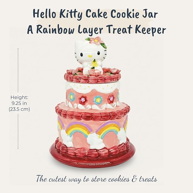 Hello Kitty Cake Cookie Jar