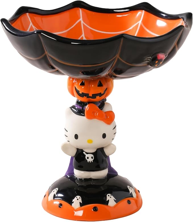 Hello Kitty Spider Web Pedestal Candy Bowl
