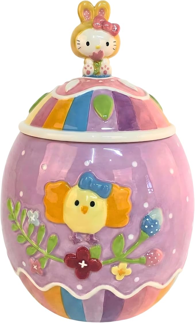 Hello Kitty Easter Egg Cookie Jar