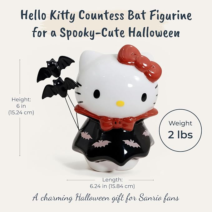Hello Kitty Countess Bat Figurine