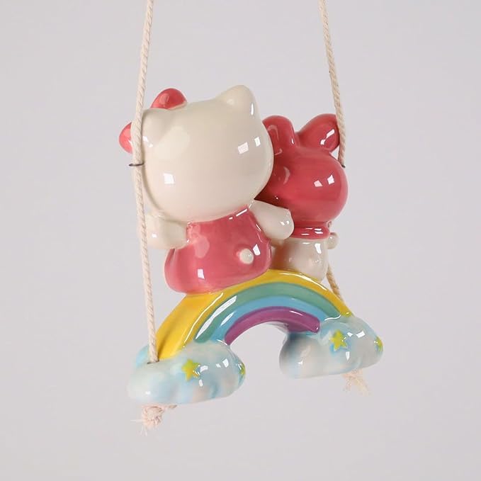 Hello Kitty And My Melody Rainbow Garden Swinger