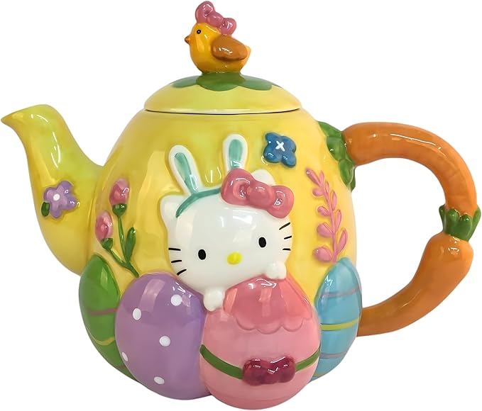 Hello Kitty Easter Bunny Carrot Teapot