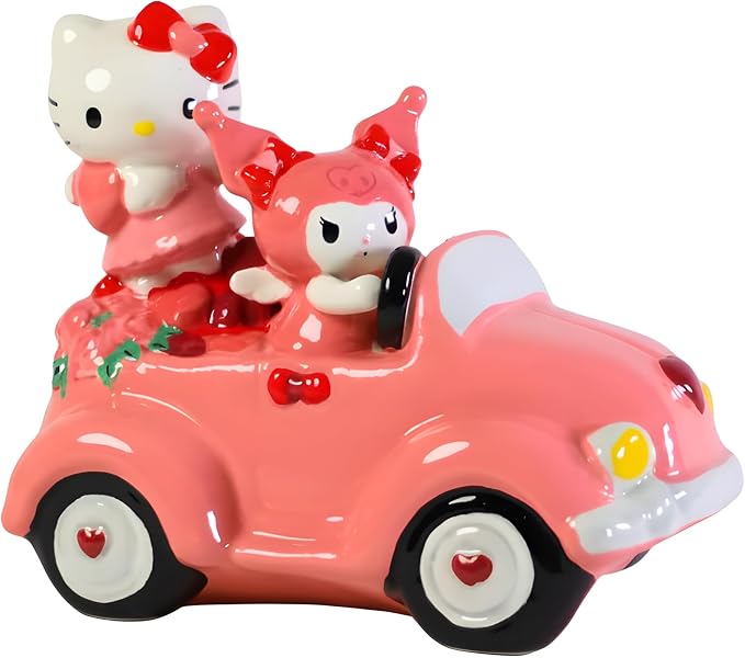 Hello Kitty And Kuromi Valentine Mobile Figurine