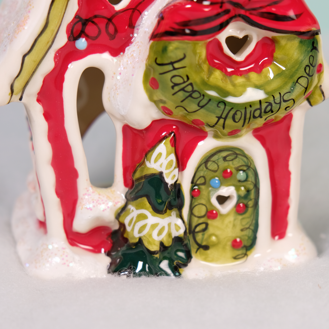ReindeerVille - Happy Holiday Deer Candle House