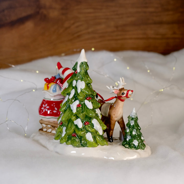 Gnomeville Shopping Tealight Holder